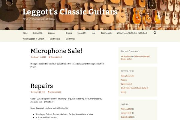 Twenty Thirteen theme site design template sample