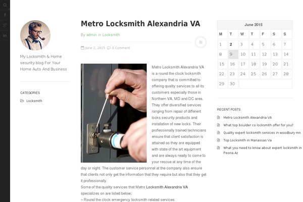 WordPress website example screenshot