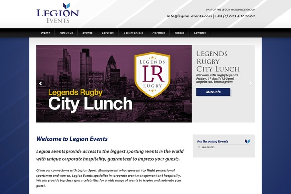 legion-events.com site used Legion