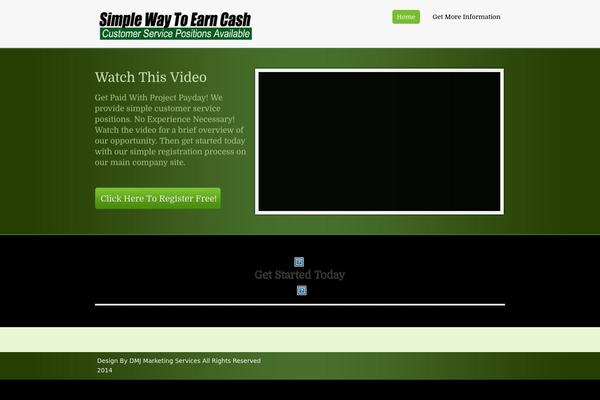 WordPress website example screenshot