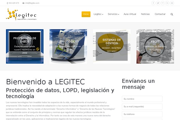 WordPress website example screenshot