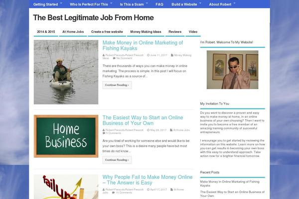 MesoColumn theme site design template sample