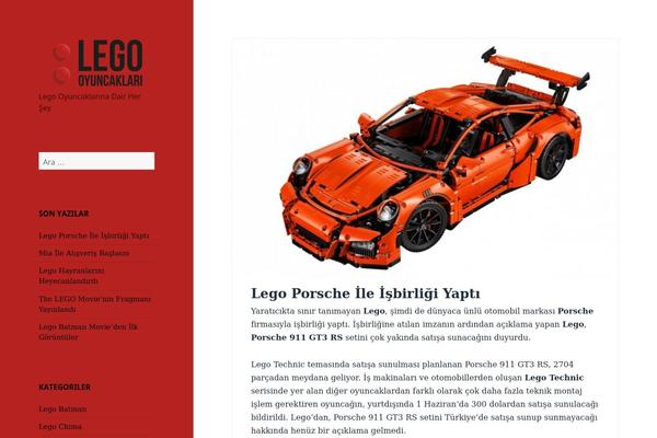 Twenty Fifteen theme site design template sample