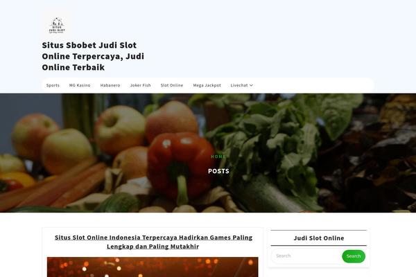 Organic Farm theme site design template sample