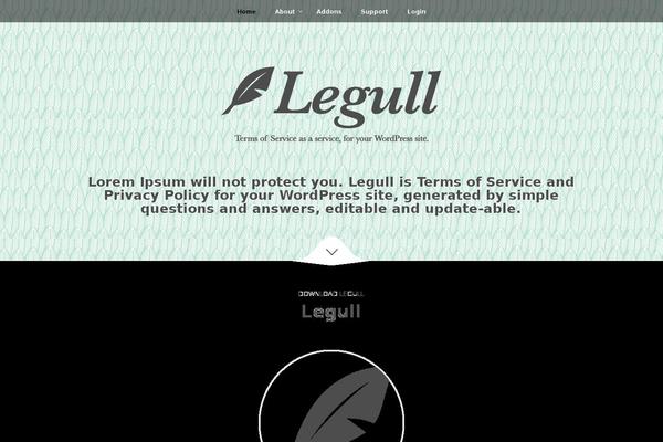 Site using Legull-themer plugin