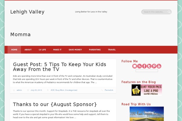 WordPress website example screenshot