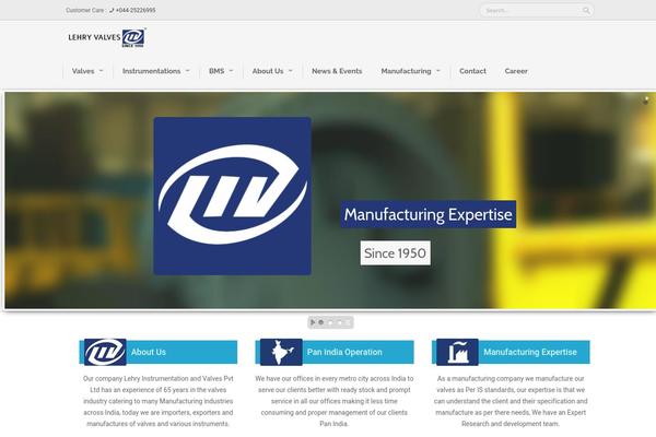 lehryvalves.com site used Lehry
