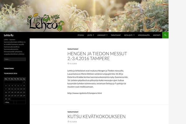 Twenty Fourteen theme site design template sample