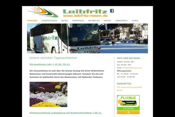 leibfritz-reisen.de site used Leibfritz-reisen