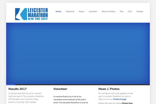 leicestermarathon.org.uk site used Foxy Child