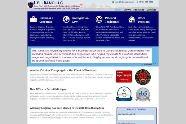 Lawyer theme site design template sample