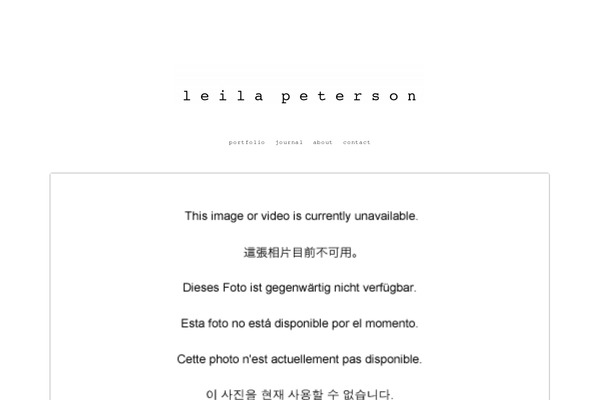 leilapetersonjournal.com site used ProPhoto 5
