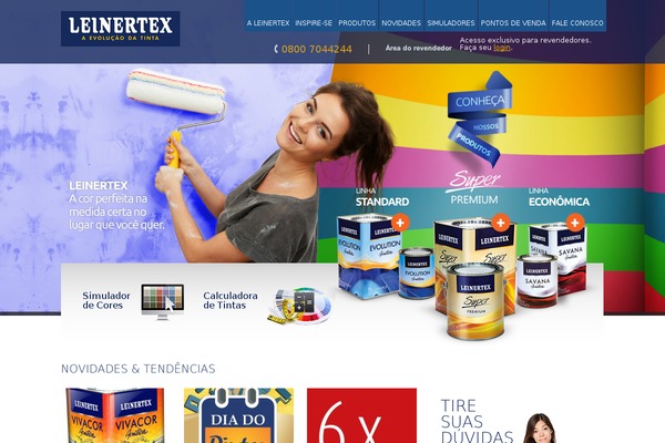 leinertex.com.br site used Leinertex