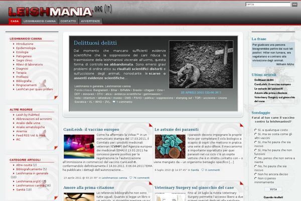 leishmania.it site used Anaconda-fele3