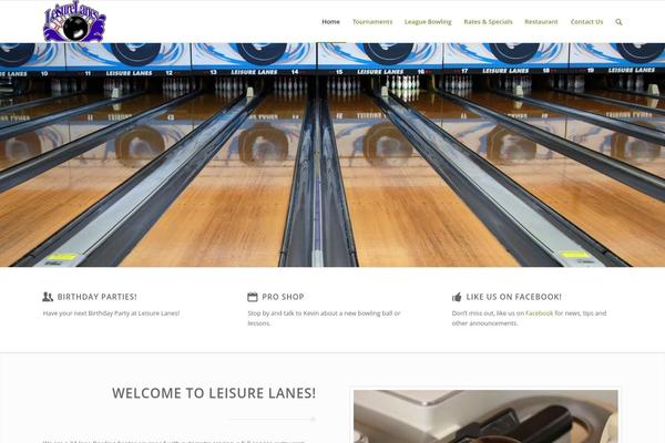 Enfold theme site design template sample