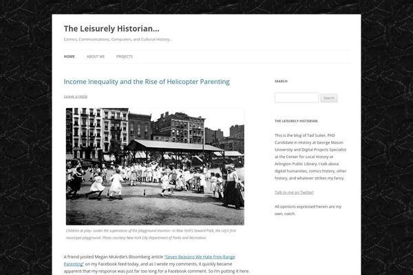 Twenty Twelve theme site design template sample