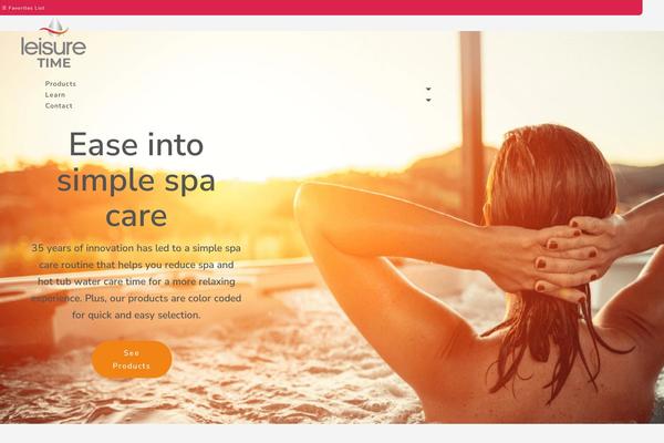leisuretimespa.com site used Sigura-parent-theme