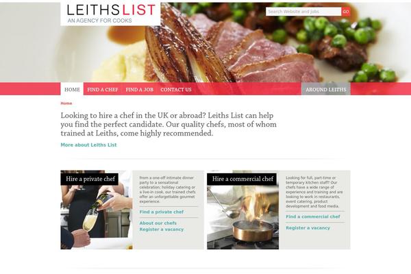 leithslist.com site used Leiths_list_v2