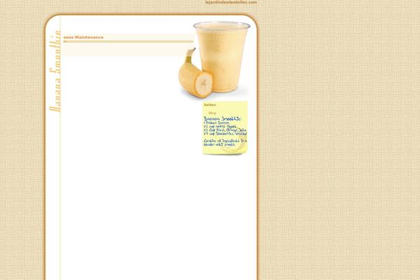 lejardindesdentelles.com site used Banana-smoothie