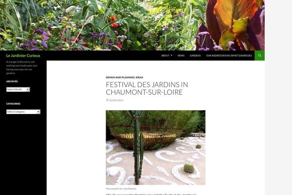 Twenty Fourteen theme site design template sample