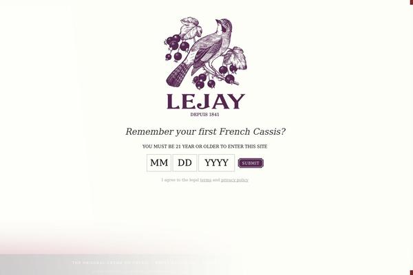 lejay-cassis.com site used Lejay