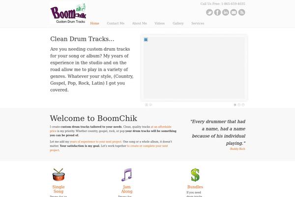 WordPress website example screenshot