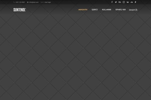 Zephyr theme site design template sample