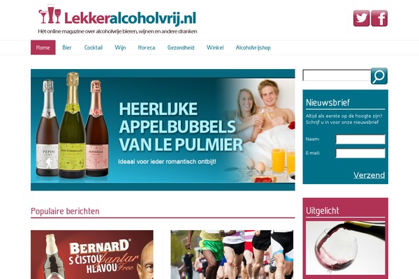 lekkeralcoholvrij.nl site used Lekkeralcoholvrij