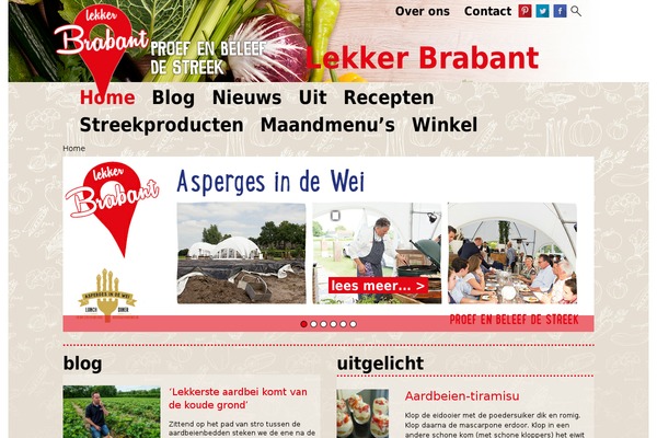 Lekker website example screenshot