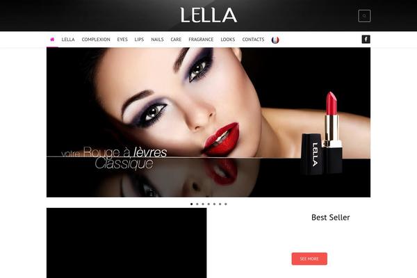 Lella theme site design template sample