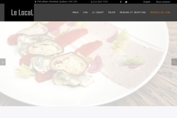 Food theme site design template sample