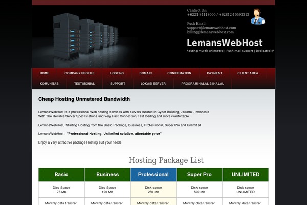lemanswebhost.com site used Lemanswebhost