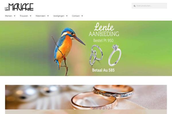 lemariage.nl site used Storefront