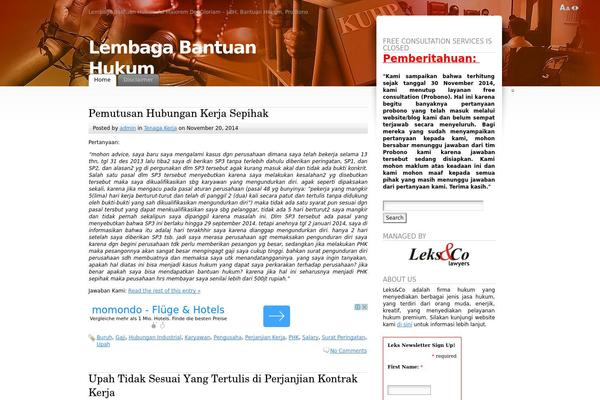 lembagabantuanhukum.org site used Fusion