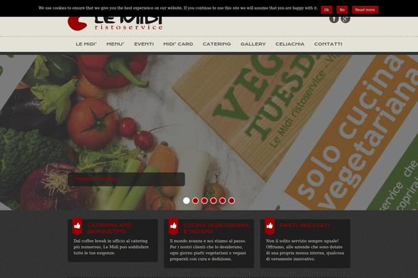 Dine & Drink theme site design template sample