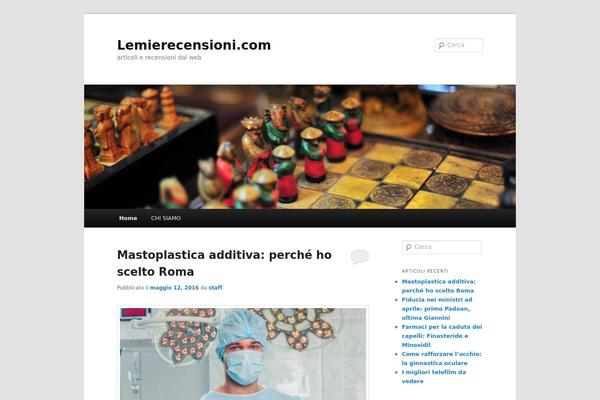 Twenty Eleven theme site design template sample