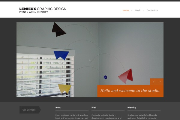 Prolio theme site design template sample