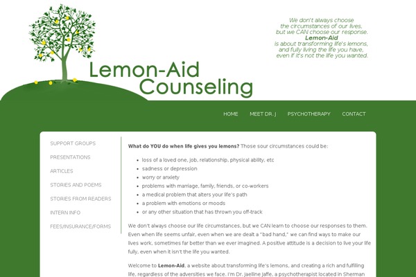 lemonaidcounseling.com site used Lemonaid