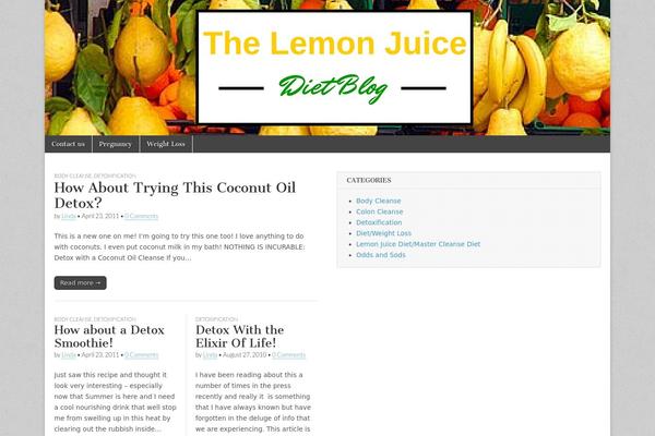 lemonjuicedietblog.com site used Talbot