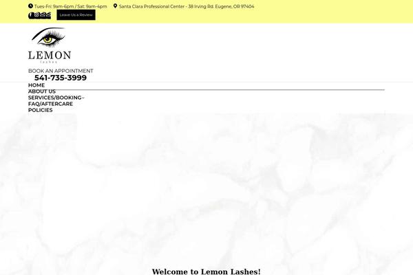 The7 theme site design template sample