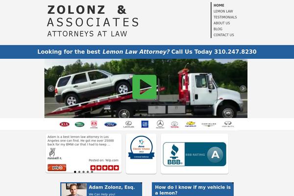 lemonlawattorneyinla.com site used Attorneydomains