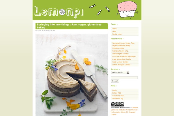 Almost Spring theme site design template sample