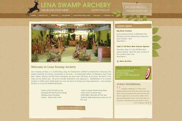 WordPress website example screenshot