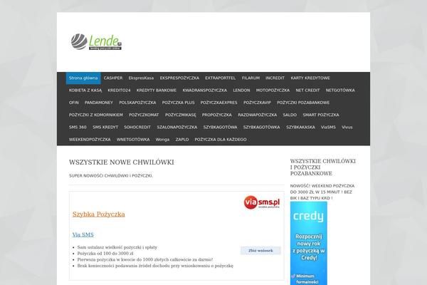 Expound theme site design template sample