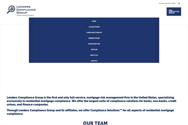 lenderscompliancegroup.com site used Enfold-lcgportal