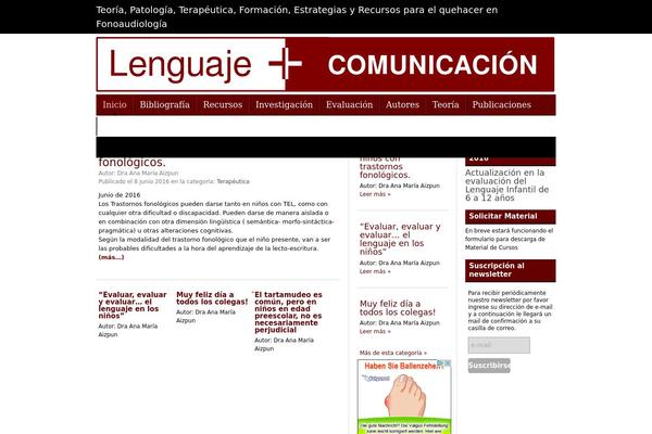 lenguaje-comunicacion.com site used Simple-magazine-red