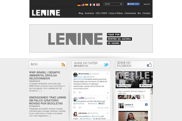 lenine.com.br site used Lenine