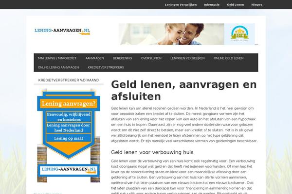 lening-aanvragen.nl site used Leningoverzicht