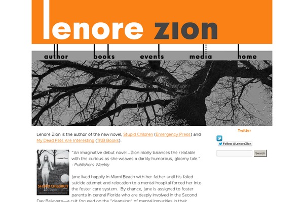 Zion theme site design template sample