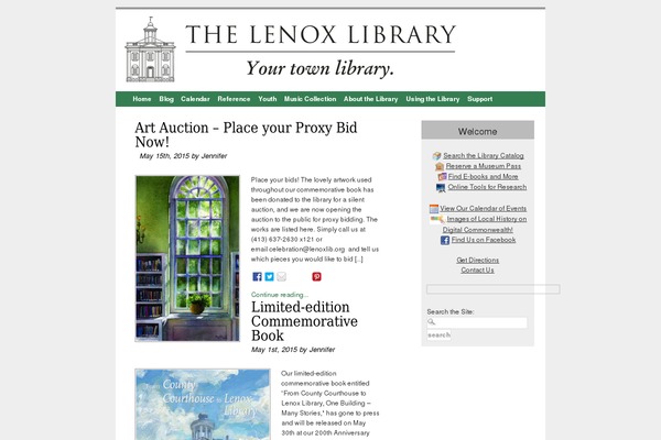 lenoxlib.org site used Lenoxlib-temporary